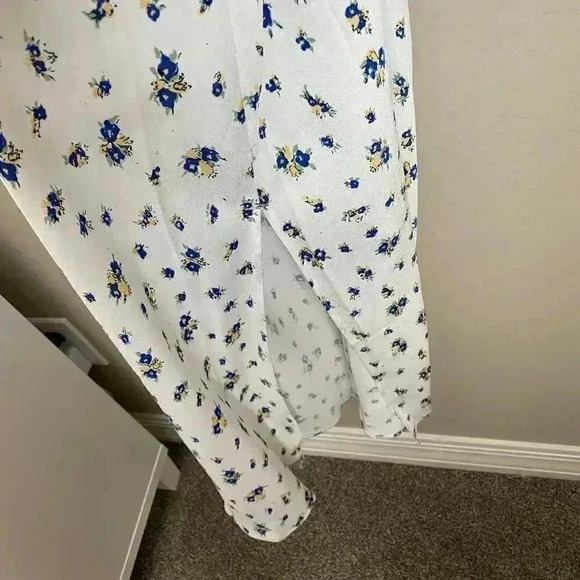 SAMSØE SAMSØE Floral Printed Dress Sun Bouquet Size Large - Picture 5 of 15